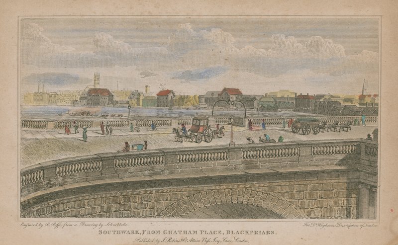 Southwark, Chatham Placesta, Blackfriarsista tekijältä Robert Blemell Schnebbelie