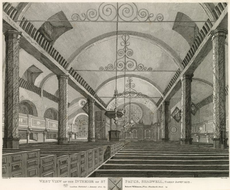 Lontoossa, Shadwellissa, sijaitsevan St Paul