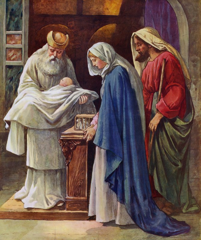 The Babe In The Temple (väri litho) tekijältä Robert Hope