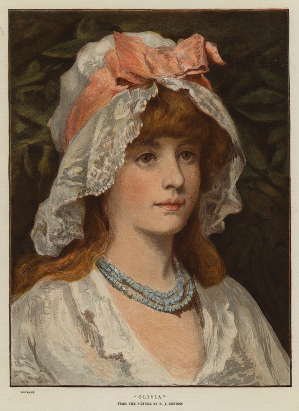 Olivia (chromolitho) tekijältä Robert James Gordon