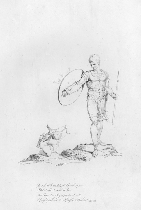Anacreon, Oodi XIII (kaiverrus) tekijältä Robert Kerr (after) Porter