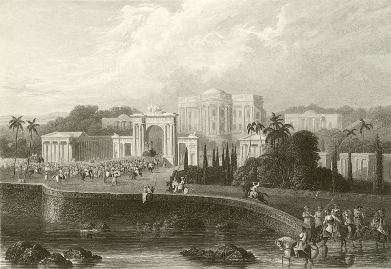 Hyderabadin brittiläinen residenssi tekijältä Robert Melville Grindlay
