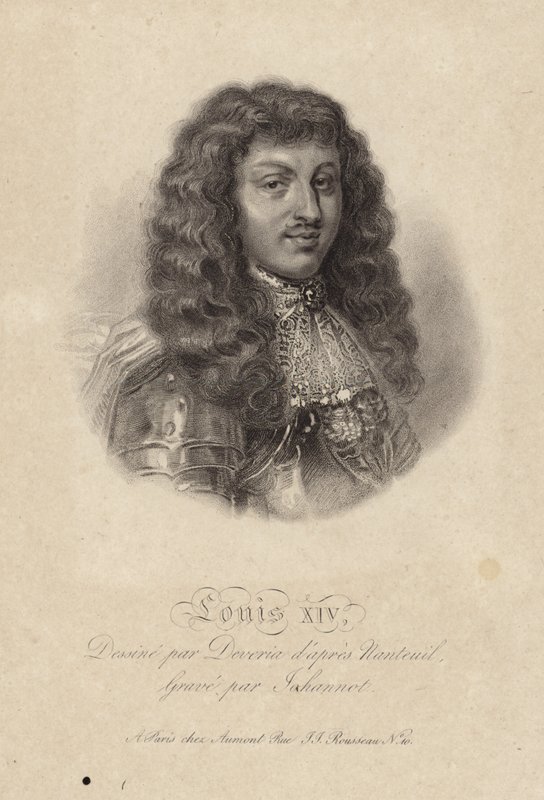 Kuningas Ludvig XIV:n muotokuva tekijältä Robert Nanteuil