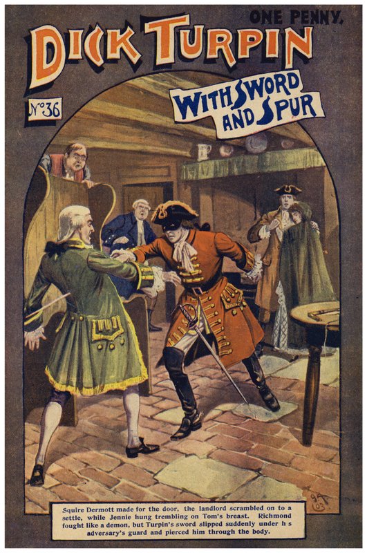 Dick Turpin (värinen lito) tekijältä Robert Prowse Jnr