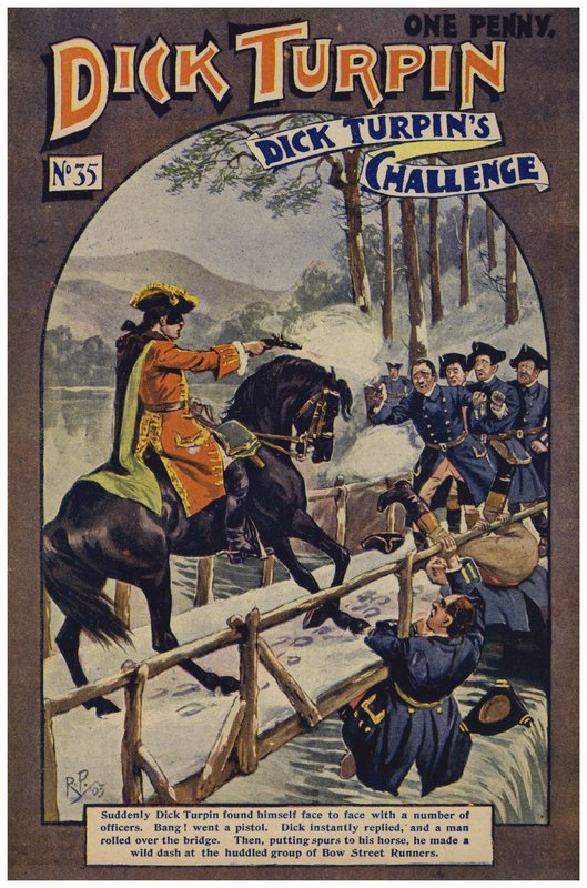Dick Turpin (värinen lito) tekijältä Robert Prowse Jnr