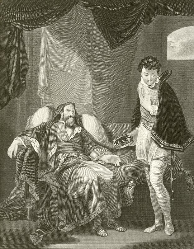 Henrik IV moitti prinssi Henryä tekijältä Robert Smirke