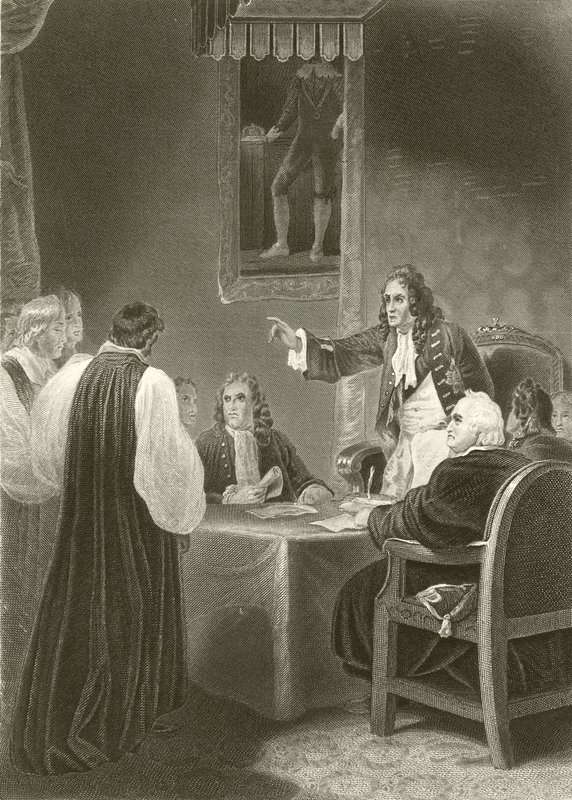 Piispat ennen salaista neuvostoa 1688 tekijältä Robert Smirke