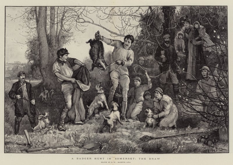 Mäyränmetsästys Somersetissä, Draw tekijältä Robert Walker Macbeth