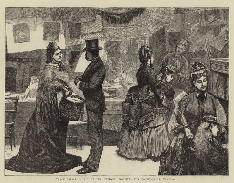 Fancy Bazaar kansallisen kulutussairaalan avuksi, Ventnor tekijältä Robert Walker Macbeth