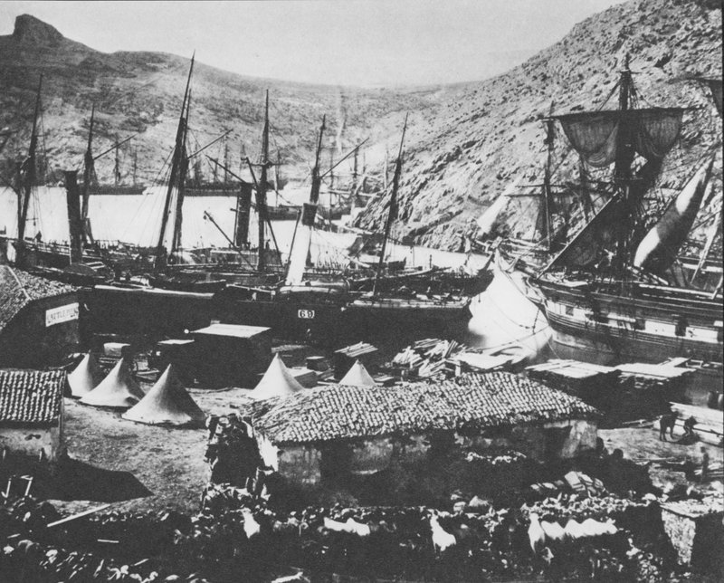 Balaclavan satama Krimin sodan aikana tekijältä Roger Fenton