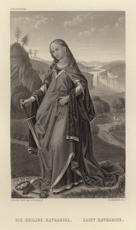 Pyhä Katariina tekijältä Rogier van der Weyden