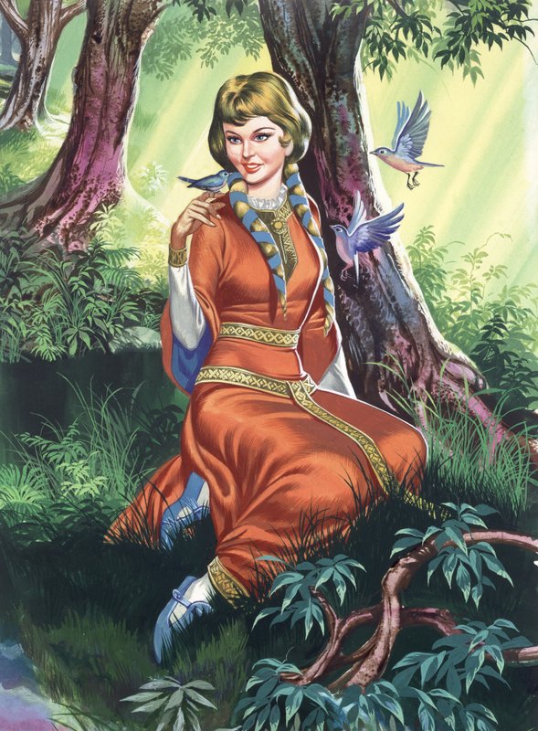 Maid Marian (guassi paperille) tekijältä Ron Embleton