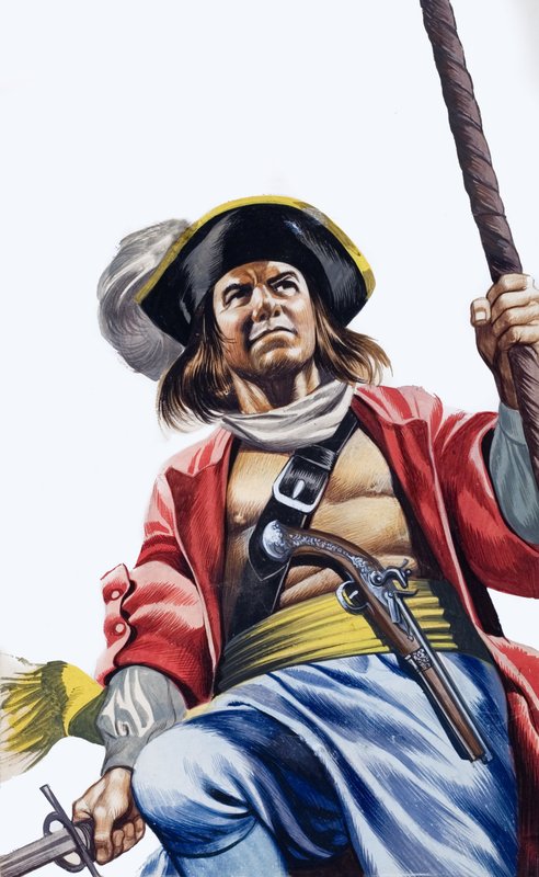 Sir Henry Morgan (guassi paperille) tekijältä Ron Embleton