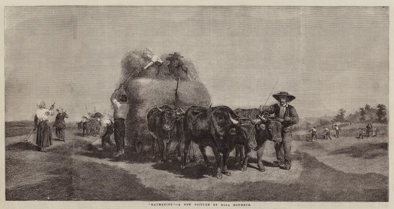 Heinänteko tekijältä Rosa Bonheur
