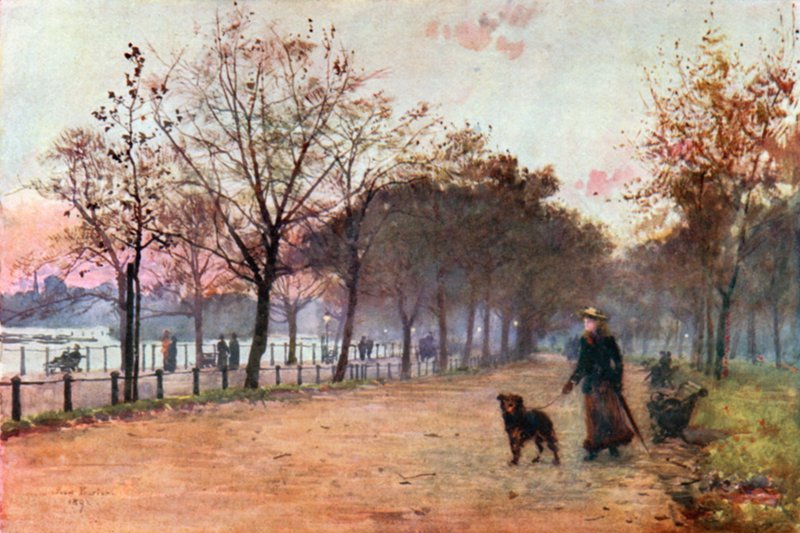 Sa pamamagitan ng Ring, Hyde Park: Eveningfinn tekijältä Rose Maynard Barton