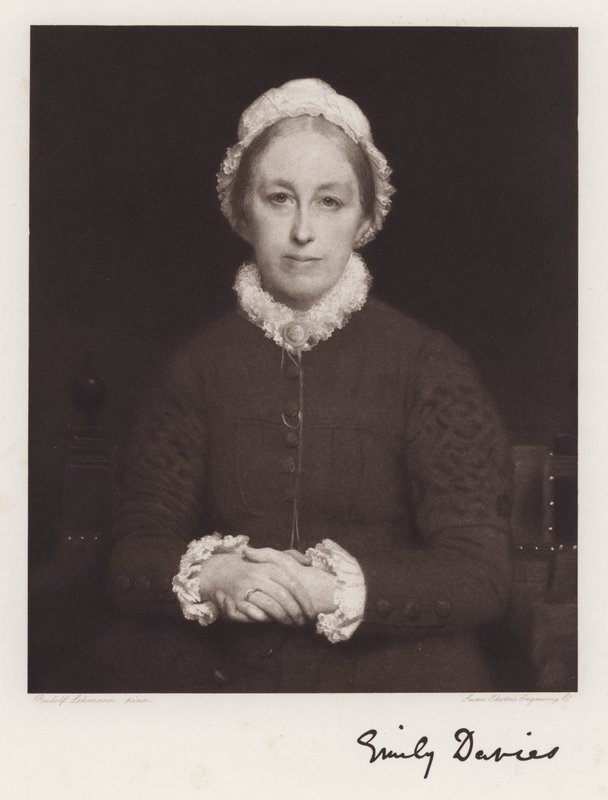 Sarah Emily Davies (litho) tekijältä Rudolf Lehmann