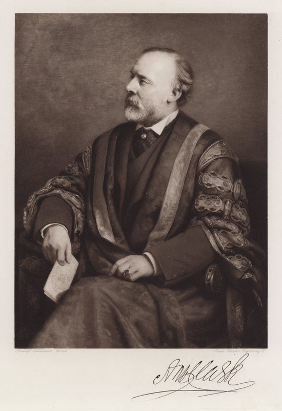 Sir Andrew Clark (litho) tekijältä Rudolf Lehmann