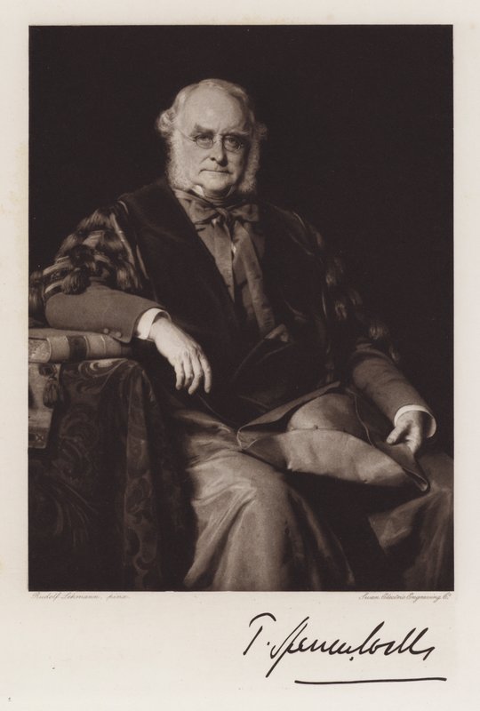 Sir Thomas Spencer Wells (litho) tekijältä Rudolf Lehmann