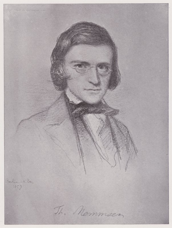 Theodore Mommsen (Litho) tekijältä Rudolf Lehmann