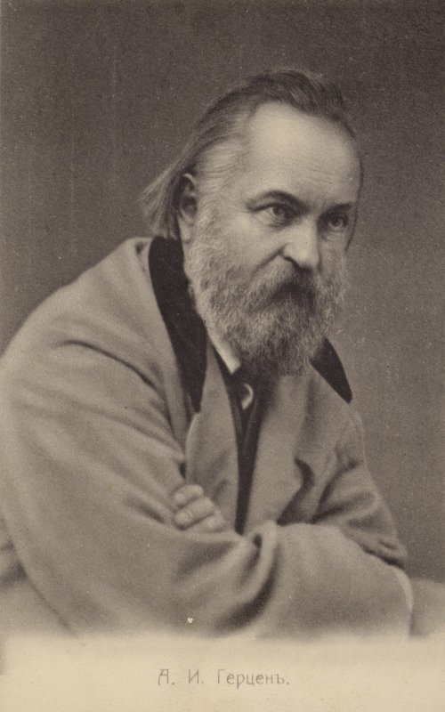 Alexander Herzen (1812-1870), venäläinen kirjailija ja ajattelija tekijältä Russian Photographer