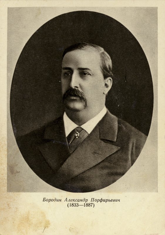 Alexander Porfiryevich Borodin, venäläinen säveltäjä (1833-1887) tekijältä Russian Photographer