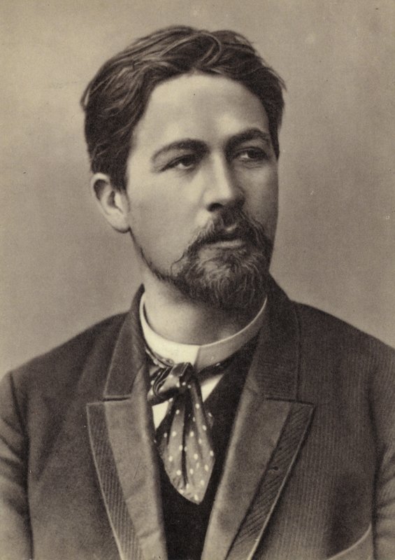 Anton Tšehov (1860-1904), venäläinen näytelmäkirjailija ja novellikirjailija, 1893 tekijältä Russian Photographer