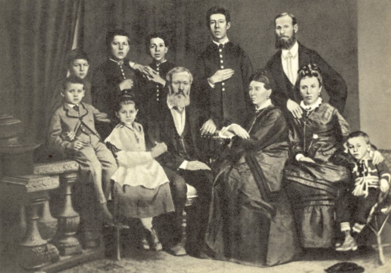 Anton Tšehov ja hänen perheensä, Taganrog, Venäjä tekijältä Russian Photographer