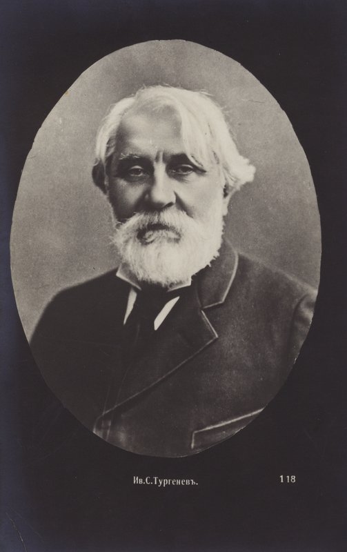 Ivan Turgenev (1818-1883), venäläinen kirjailija, novellikirjailija ja näytelmäkirjailija tekijältä Russian Photographer