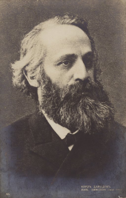 Karl Davydov, venäläinen sellisti (1838-1889) tekijältä Russian Photographer