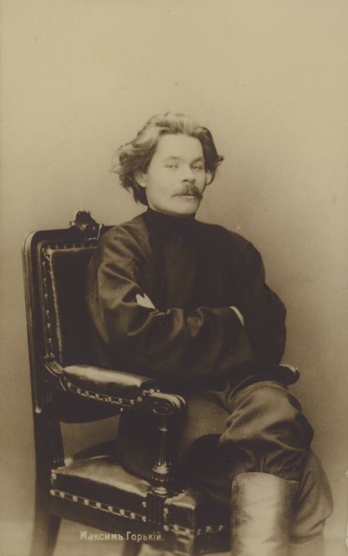 Maksim Gorki (1868-1936), venäläinen kirjailija ja poliittinen aktivisti tekijältä Russian Photographer