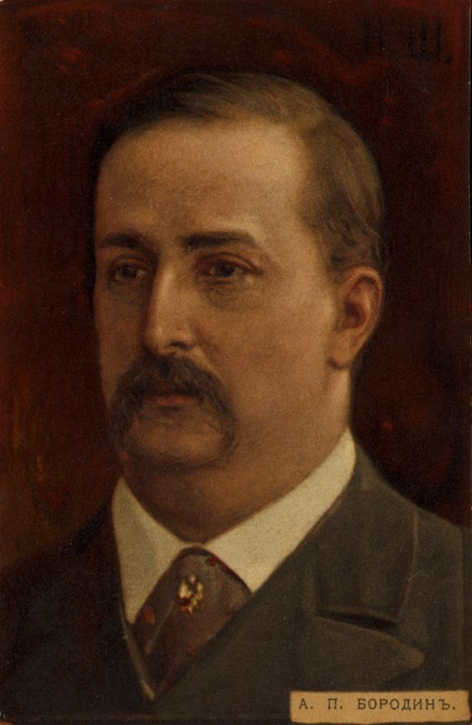 Alexander Porfiryevich Borodin, venäläinen säveltäjä (1833-1887) tekijältä Russian School