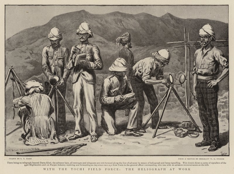 Tochi Field Force, heliografi työssä tekijältä S.T. Dadd