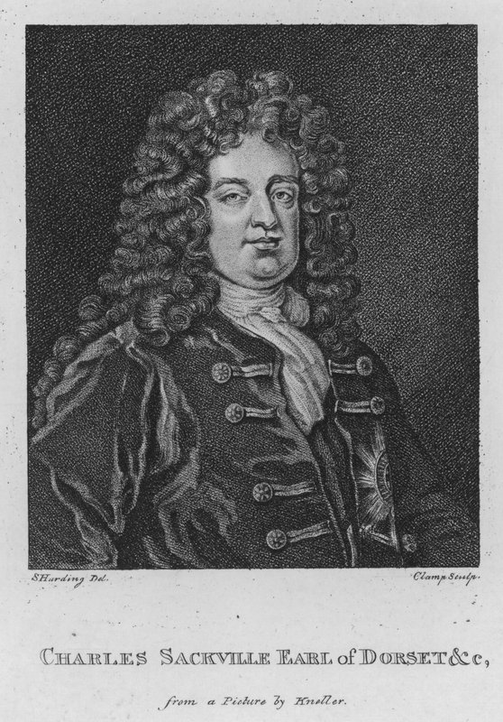 Charles Sackville, Earl of Dorset jne. (kaiverrus) tekijältä S. (after) Harding