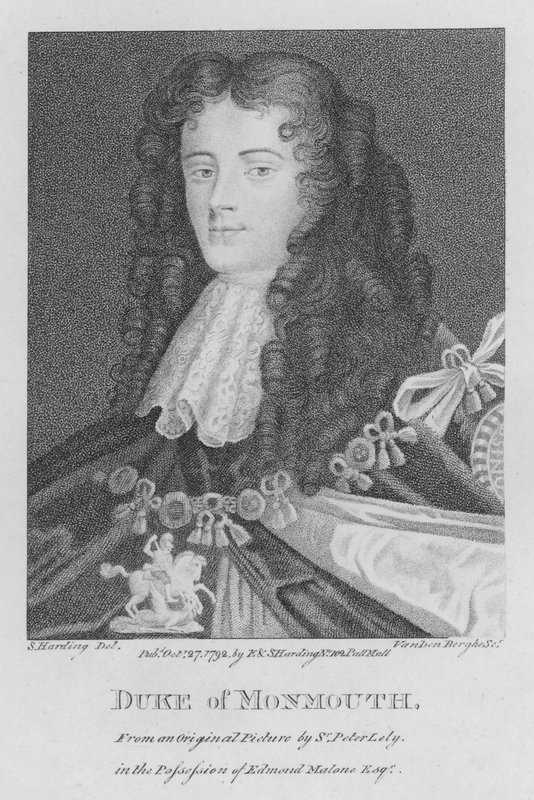Duke of Monmouth (kaiverrus) tekijältä S. (after) Harding