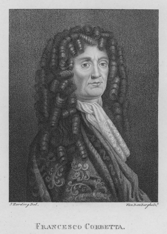 Francesco Corbetta (kaiverrus) tekijältä S. (after) Harding