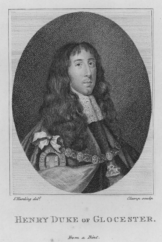 Henry Duke of Glocester (kaiverrus) tekijältä S. (after) Harding