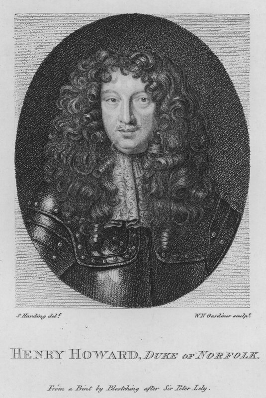 Henry Howard, Norfolkin herttua (kaiverrus) tekijältä S. (after) Harding