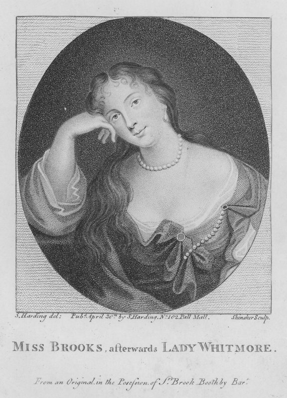 Miss Brooks, jälkeenpäin Lady Whitmore (kaiverrus) tekijältä S. (after) Harding