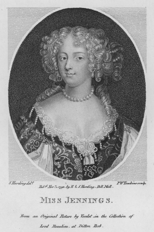 Miss Jennings (kaiverrus) tekijältä S. (after) Harding