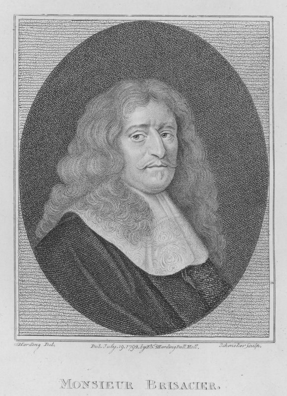 Herra Brisacier (kaiverrus) tekijältä S. (after) Harding