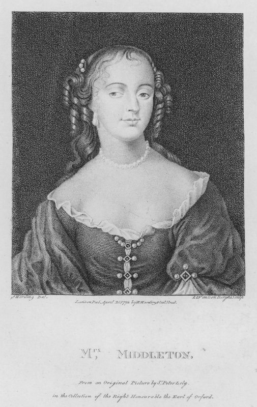 Rouva Middleton (kaiverrus) tekijältä S. (after) Harding