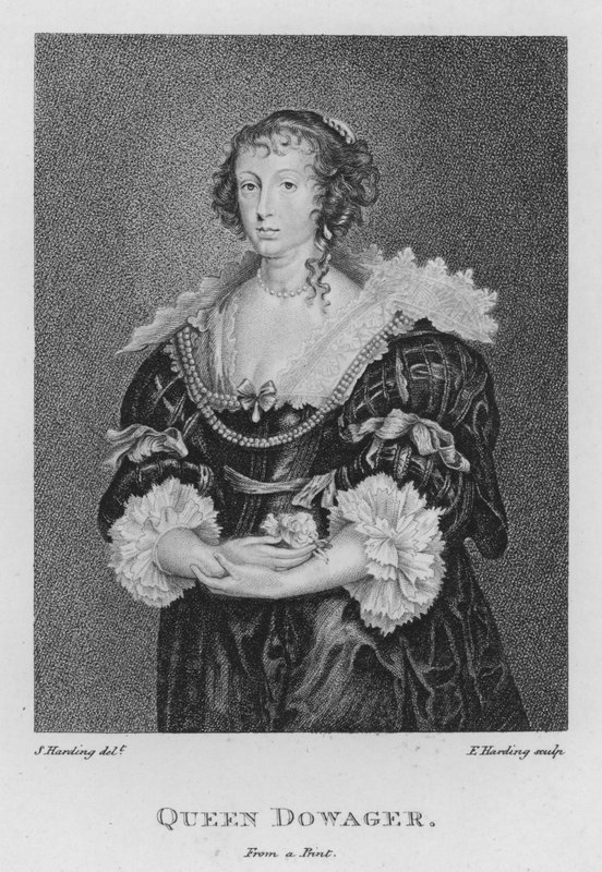 Queen Dowager (kaiverrus) tekijältä S. (after) Harding