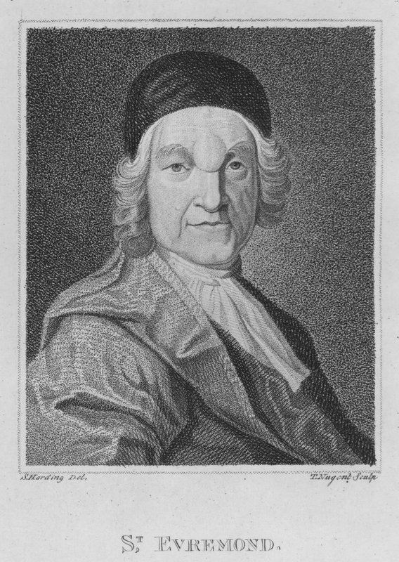 St Evremond (kaiverrus) tekijältä S. (after) Harding