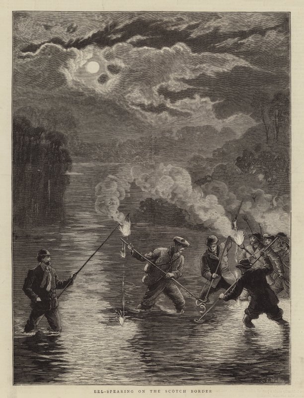 Ankerias-Spearing Skotlannin rajalla tekijältä Samuel Edmund Waller