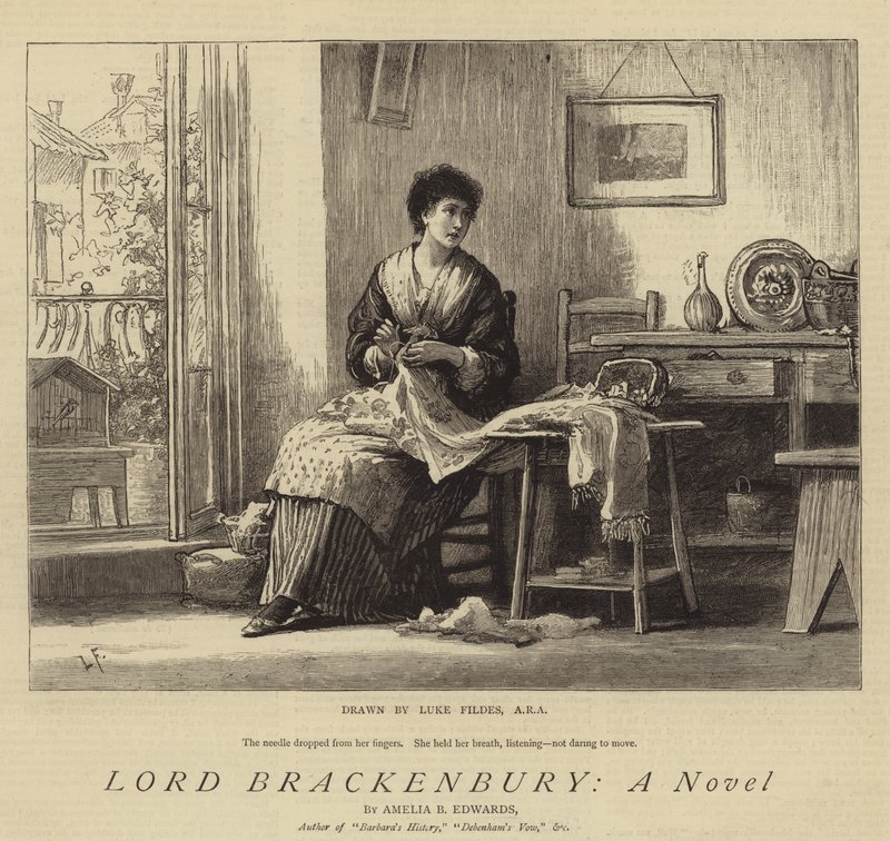 Lord Brackenbury, romaani tekijältä Samuel Luke Fildes