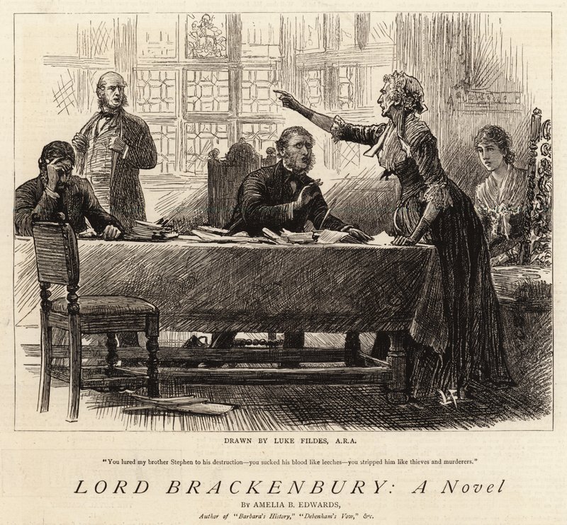 Lord Brackenbury, romaani tekijältä Samuel Luke Fildes