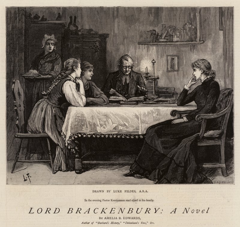 Lord Brackenbury, romaani tekijältä Samuel Luke Fildes