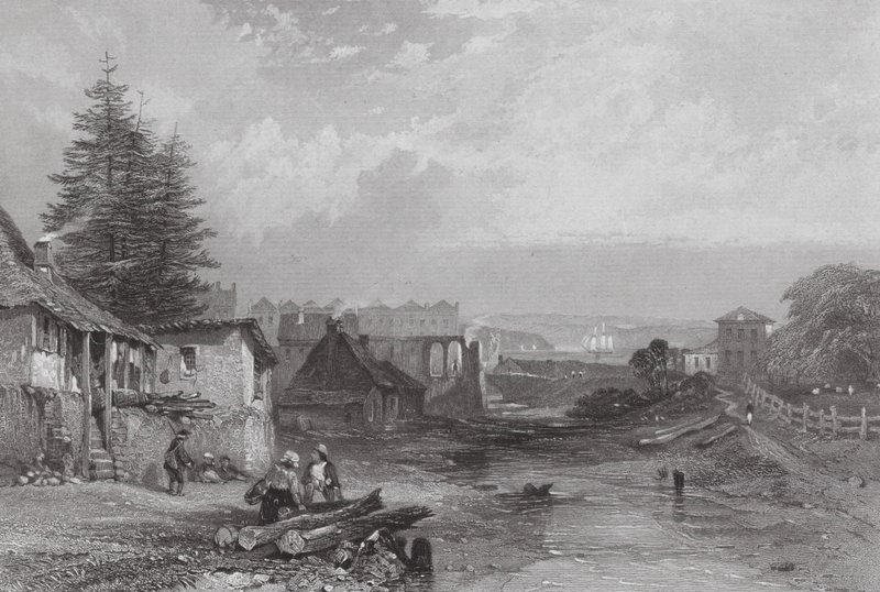 Australia: Sydney (kaiverrus): The Old Tank Stream, Sydney (kaiverrus) tekijältä Samuel (after) Prout