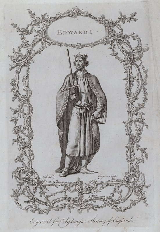 Edward I (kaiverrus) tekijältä Samuel (after) Wale