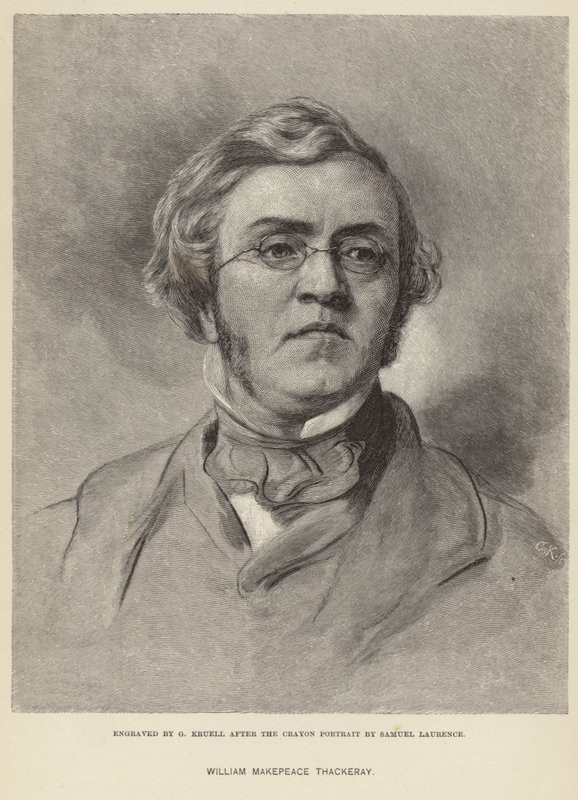 William Makepeace Thackerayn muotokuva tekijältä Samuel Laurence